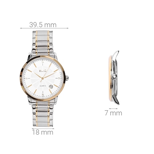 Đồng hồ ELIO 39.5 mm Nam ES016-C1 Màu Bạc