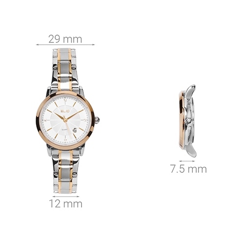 Đồng hồ ELIO 29 mm Nữ ES016-C2 Màu Bạc