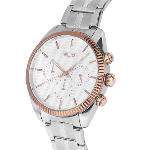 Đồng hồ ELIO 40 mm Nam ES020-01 Màu Bạc