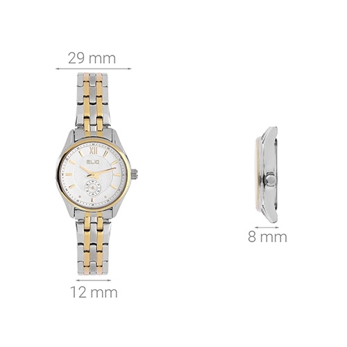 Đồng hồ Nữ Elio ES022-C2 Màu Bạc