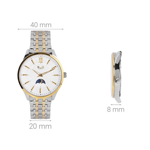 Đồng hồ ELIO 40 mm Nam ES023-C1 Màu Bạc
