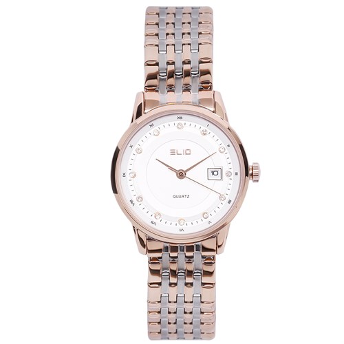 Đồng hồ ELIO 28 mm Nữ ES024-C2 Màu Vàng Hồng