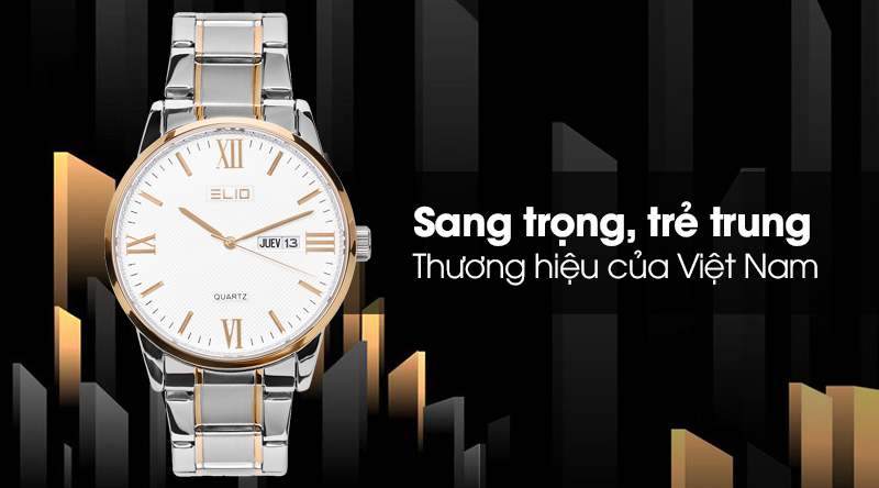 Đồng hồ nam Elio ES025-C1 với thiết kế sang trọng, trẻ trung Đồng hồ nam Elio ES025-C1 với thiết kế sang trọng, trẻ trung