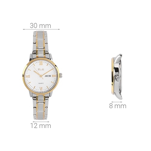 Đồng hồ ELIO 30 mm Nữ ES025-C2 Màu Bạc