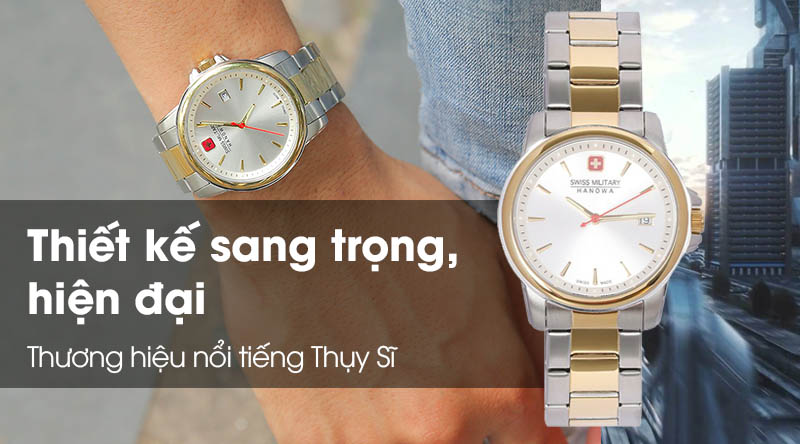 Đồng hồ Nam Swiss Military 06-5230.7.55.001 có thiết kế nam tính
