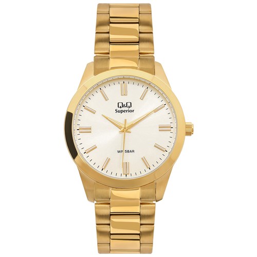 Đồng hồ Q&Q 40 mm Nam S392J010Y Màu Vàng