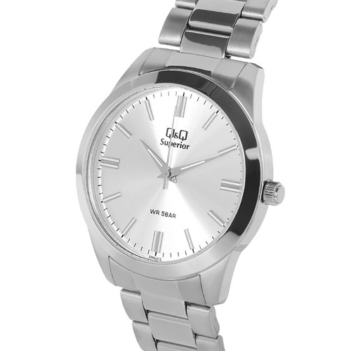 Đồng hồ Q&Q 40 mm Nam S392J201Y Màu Bạc
