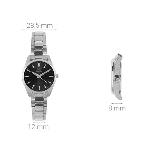 Đồng hồ Q&Q 28.5 mm Nữ S393J202Y Màu Bạc