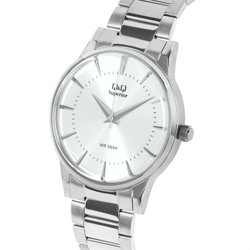 Đồng hồ Q&Q 40 mm Nam S398J201Y Màu Bạc