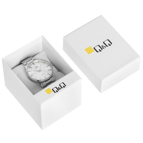 Đồng hồ Q&Q 40 mm Nam S398J201Y Màu Bạc