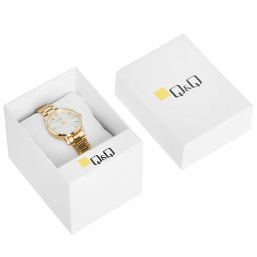 Đồng hồ Q&Q 30 mm Nữ S399J001Y Màu Vàng