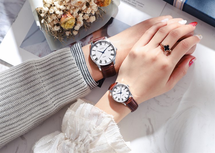 Đồng hồ NAKZEN 40 mm Nam SL4043GBN-7 Màu Nâu