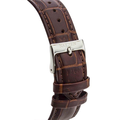 Đồng hồ NAKZEN 40 mm Nam SL4043GBN-7 Màu Nâu