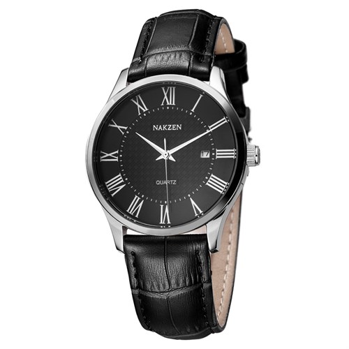 Đồng hồ NAKZEN 40 mm Nam SL4043GBK-1 Màu Đen