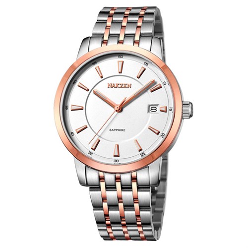 Đồng hồ NAKZEN 41 mm Nam SS4027GTR-7N0 Màu Bạc