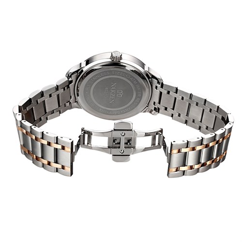 Đồng hồ NAKZEN 42 mm Nam SS4021GTR-7N0 Màu Bạc
