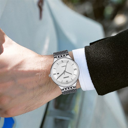 Đồng hồ NAKZEN 38 mm Nam SS4095G-7 Màu Bạc