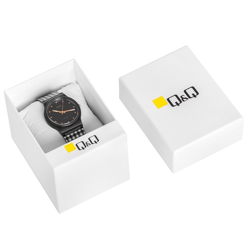 Đồng hồ Q&Q 34 mm Nữ VP46J055Y Màu Caro