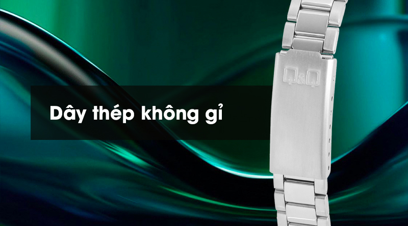 Đồng hồ nữ Q&Q S399J201Y có dây đeo chống oxi hóa