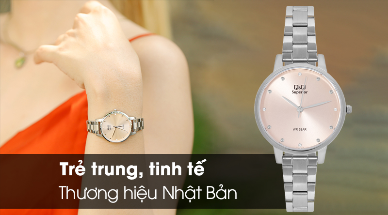 Đồng hồ Nữ Q&Q S401J202Y giá rẻ, chính hãng