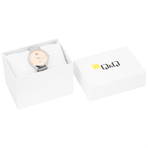 Đồng hồ Q&Q 30 mm Nữ S401J202Y Màu Bạc