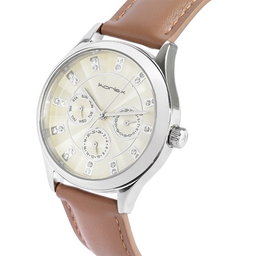 Đồng hồ KORLEX 36 mm Nữ KL024-01 Màu Nâu