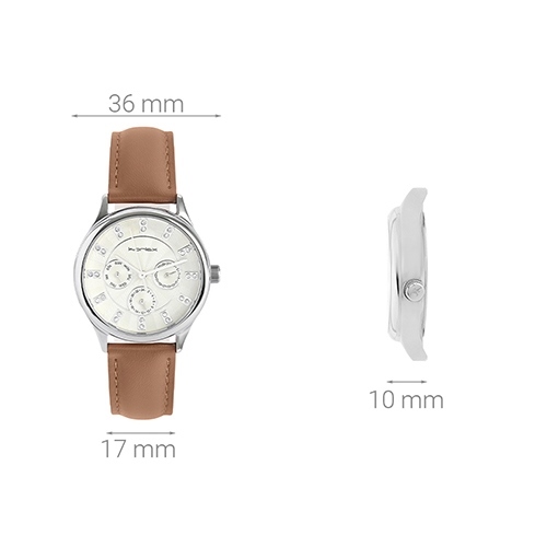 Đồng hồ KORLEX 36 mm Nữ KL024-01 Màu Nâu