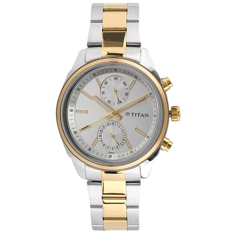 Đồng hồ TITAN 48 mm Nam 1733BM01 Màu Bạc