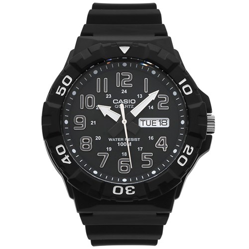 Đồng hồ CASIO 53.1 mm Nam MRW-210H-1AVDF Màu Đen