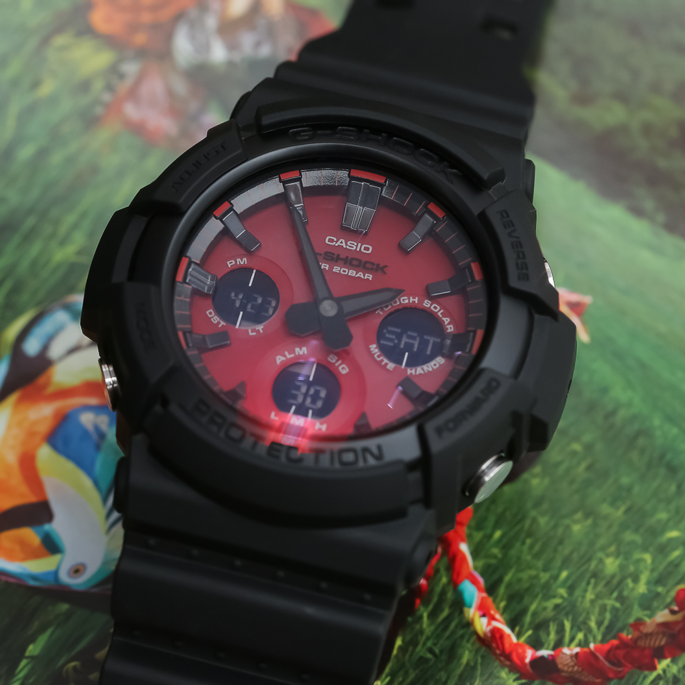 Đồng hồ G-SHOCK 52.5 mm Nam GAS-100AR-1ADR