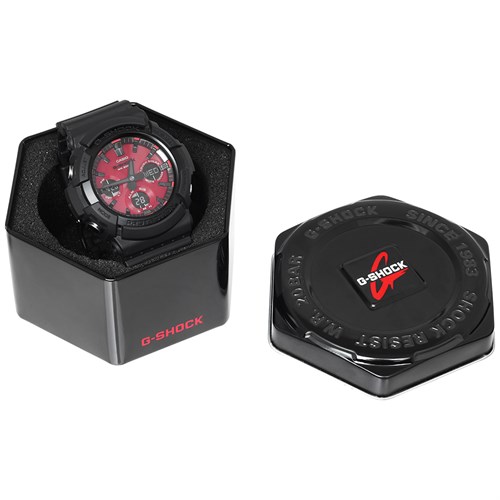 Đồng hồ G-SHOCK 52.5 mm Nam GAS-100AR-1ADR Màu Đen