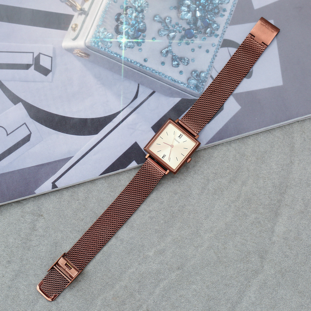 Đồng hồ CASIO 25 mm Nữ LTP-E155MR-9BDF