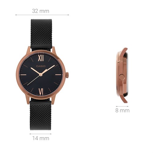 Đồng hồ CASIO 32 mm Nữ LTP-E157MRB-1BDF Màu Đen