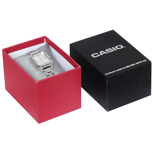 Đồng hồ CASIO 26 mm Nữ LTP-E168D-7BDF Màu Bạc