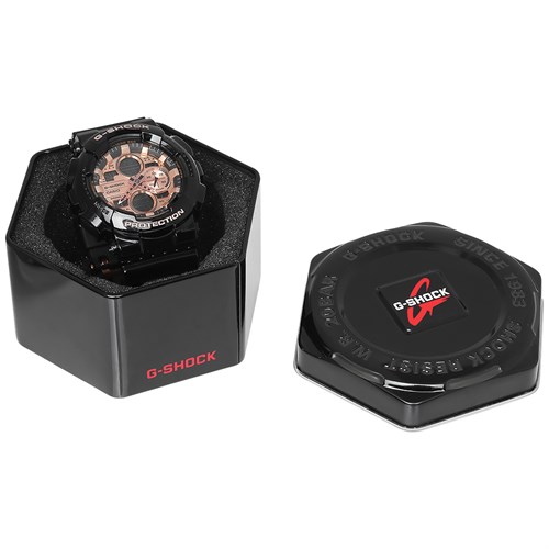 Đồng hồ G-SHOCK 51.2 mm Nam GA-140GB-1A2DR Màu Đen