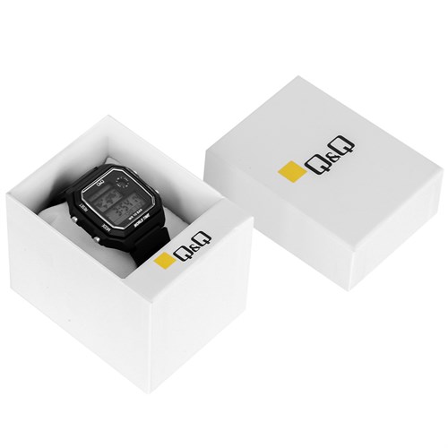 Đồng hồ Q&Q 41 mm Unisex M196J001Y Màu Đen