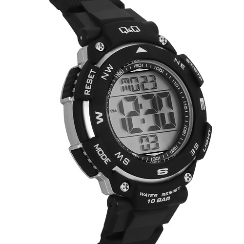 Đồng hồ Q&Q 36 mm Unisex M149J002Y Màu Đen