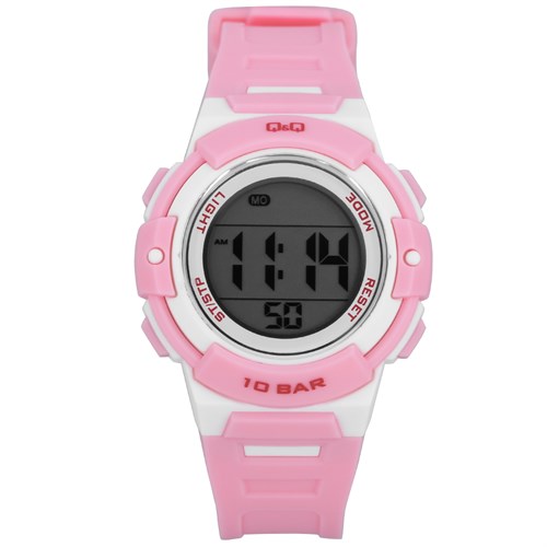 Đồng hồ Q&Q 36 mm Unisex M185J004Y Màu Hồng