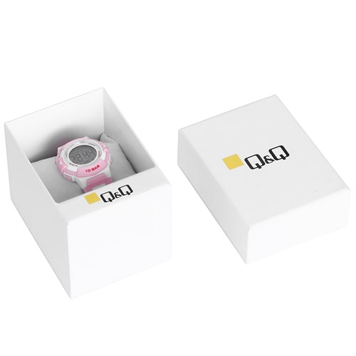 Đồng hồ Q&Q 36 mm Unisex M185J004Y Màu Hồng