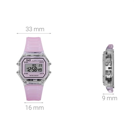 Đồng hồ Q&Q 33 mm Unisex M173J041Y Màu Hồng
