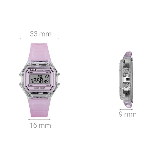Đồng hồ Q&Q 33 mm Unisex M173J041Y Màu Hồng