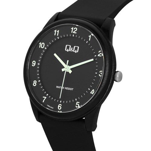 Đồng hồ Q&Q 38 mm Unisex VS60J002Y Màu Đen