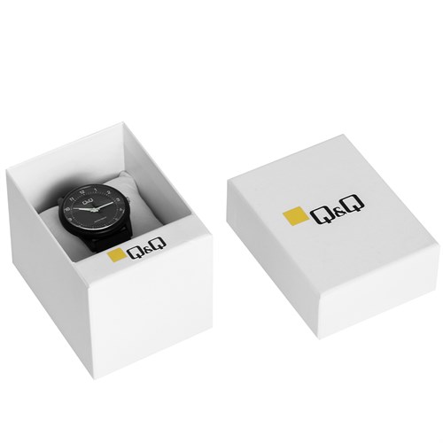 Đồng hồ Q&Q 38 mm Unisex VS60J002Y Màu Đen