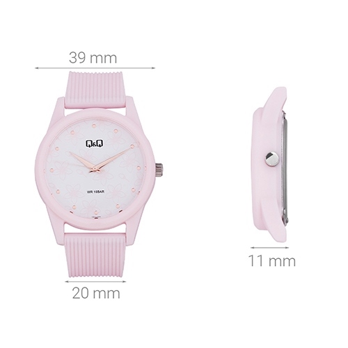 Đồng hồ Q&Q 39 mm Nữ VS12J023Y Màu Hồng