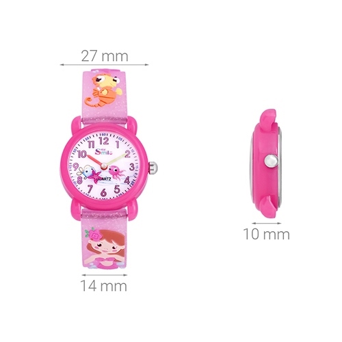 Đồng hồ SMILE KID 27 mm Trẻ em SL047-01 Màu Hồng
