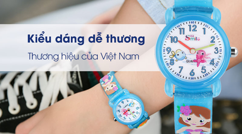 Đồng hồ trẻ em Smile Kid SL048-01 có thiết kế đáng yêu