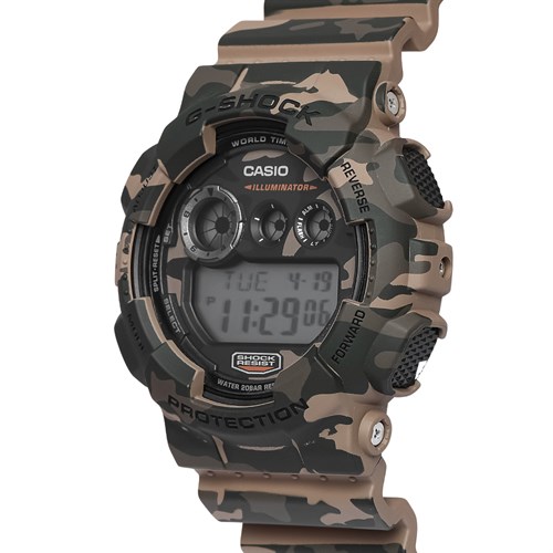 Đồng hồ G-SHOCK 51.2 mm Nam GD-120CM-5DR Màu Xanh bộ đội