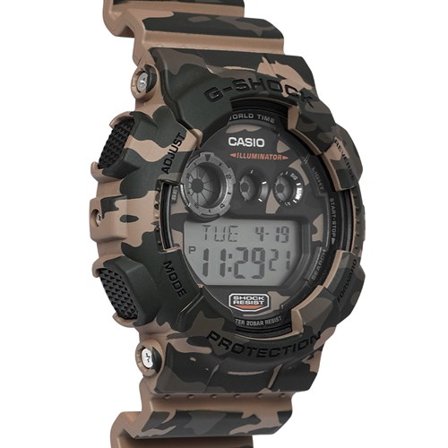 Đồng hồ G-SHOCK 51.2 mm Nam GD-120CM-5DR Màu Xanh bộ đội