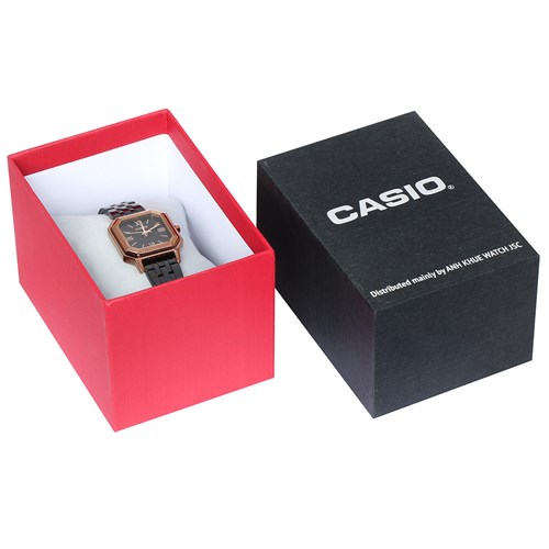 Đồng hồ CASIO 26 mm Nữ LTP-E169RB-1BDF Màu Đen