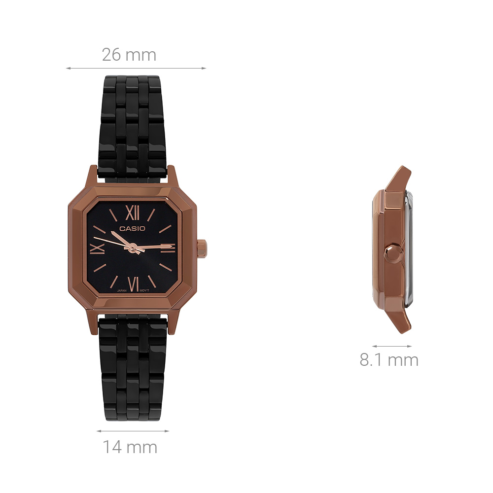 Đồng hồ CASIO Timeless 26 mm Nữ LTP-E169RB-1BDF - 6